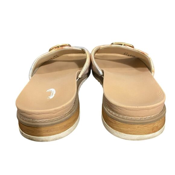 Dr. Scholl’s Size 8.5 Originalist 2 Slide Sandals Watercolor Blue Clay Beach - Picture 8 of 11